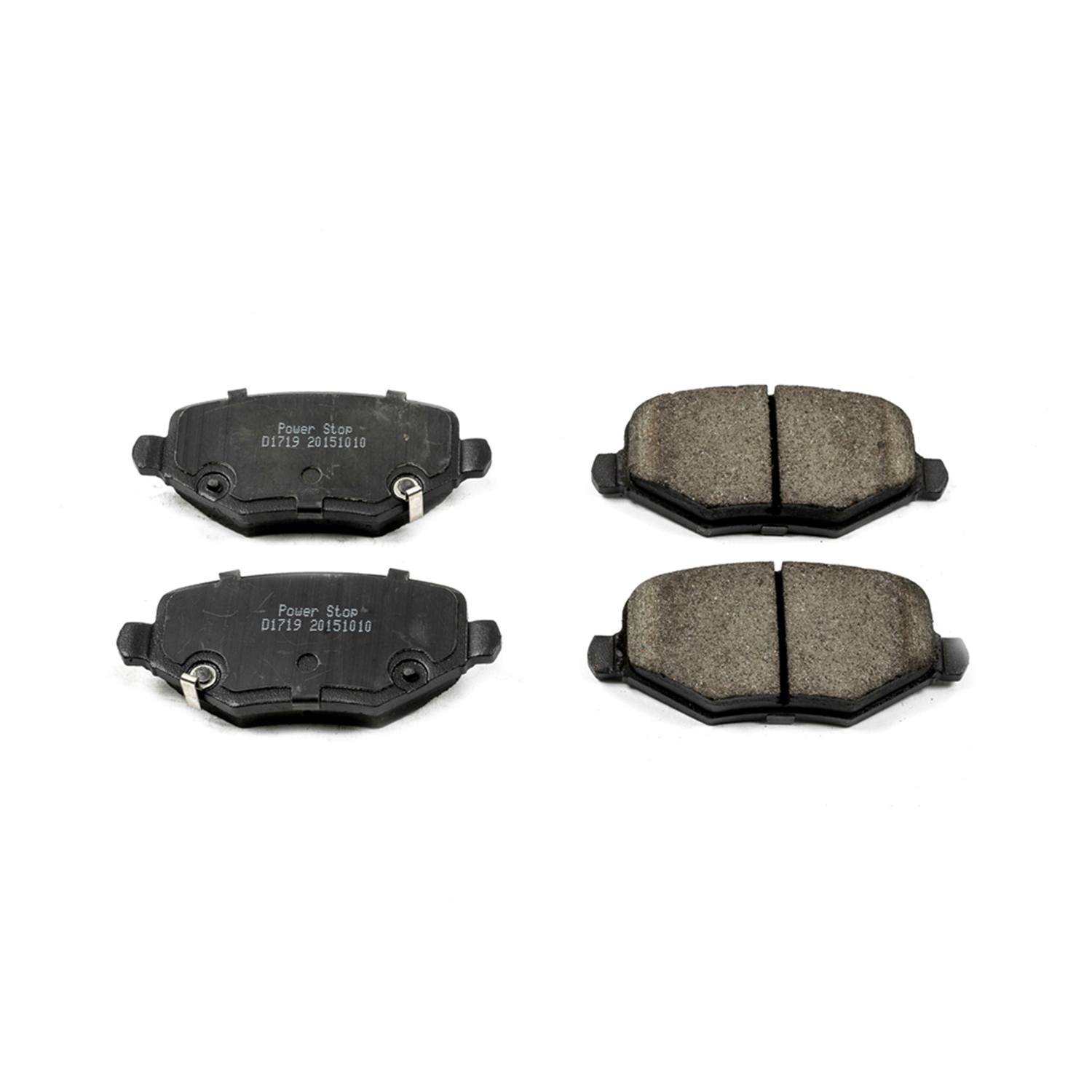 Power Stop 16-1719 Z16 Evolution Ceramic Clean Ride Scorched Brake Pads (Rear) for 2012 Chrysler Town & Country Limited, Touring, Touring L product image