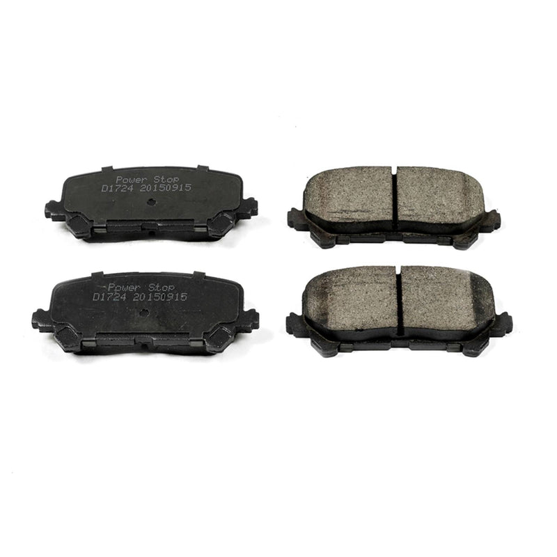 Power Stop 16-1724 Z16 Evolution Ceramic Clean Ride Scorched Brake Pads (Rear) for 2014-2016 Acura MDX Base, Sh-AWD product image