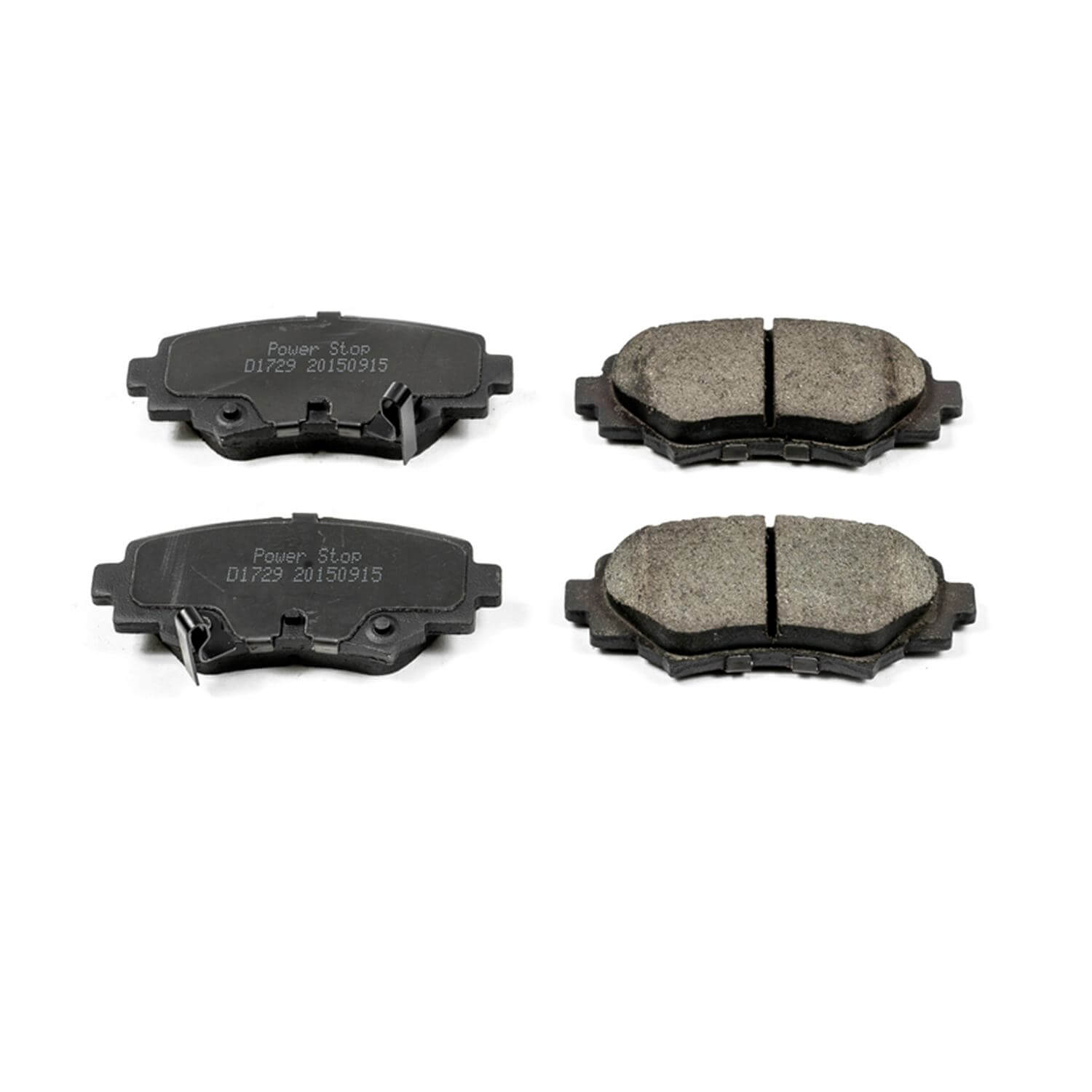 Power Stop 16-1729 Z16 Evolution Ceramic Clean Ride Scorched Brake Pads (Rear) for 2014-2015 Mazda 3 I Sport, I Touring, I Grand Touring, I SV, S Grand Touring, S Touring product image