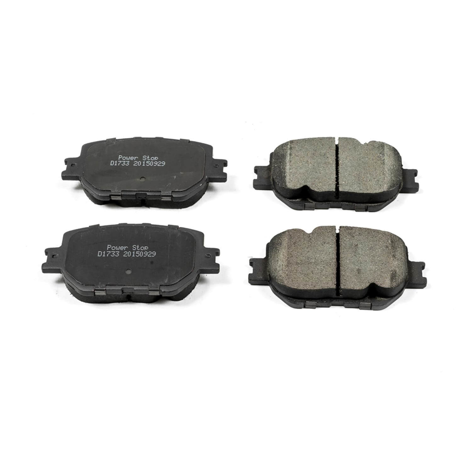 Power Stop 16-1733 Z16 Evolution Ceramic Clean Ride Scorched Brake Pads (Front) for 2014 Lexus IS250 Base All Wheel Drive product image