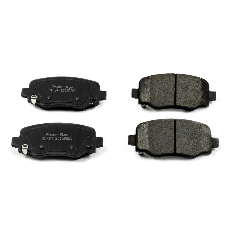 Power Stop 16-1734 Z16 Evolution Ceramic Clean Ride Scorched Brake Pads (Rear) for 2015-2017 Chrysler 200 C, Limited, LX, S product image