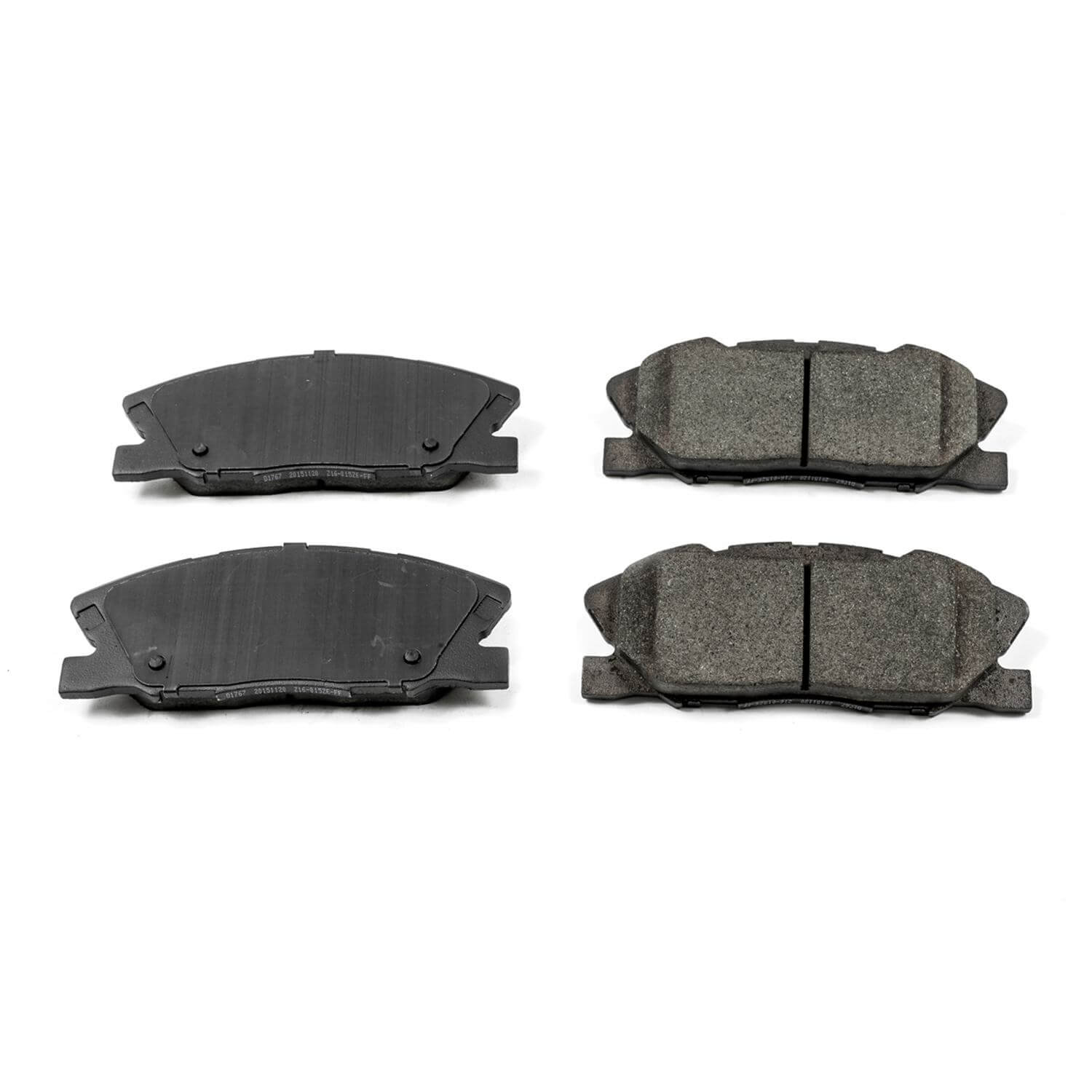 Power Stop 16-1767 Z16 Evolution Ceramic Clean Ride Scorched Brake Pads (Front) for 2018 Dodge Challenger GT, R/t, Sxt, Sxt Plus, T/a product image