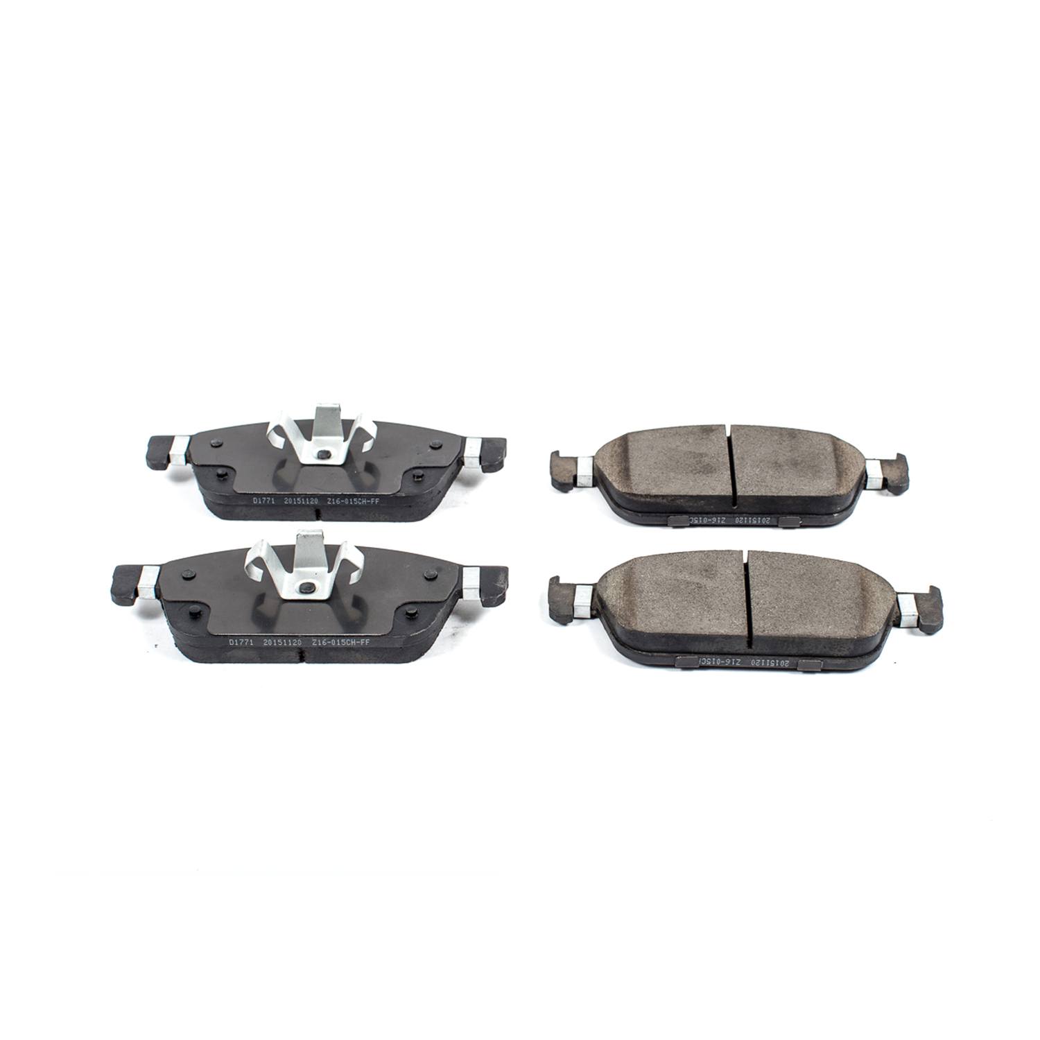 Power Stop 16-1771 Z16 Evolution Ceramic Clean Ride Scorched Brake Pads (Front) for 2015-2018 Ford Focus ST product image