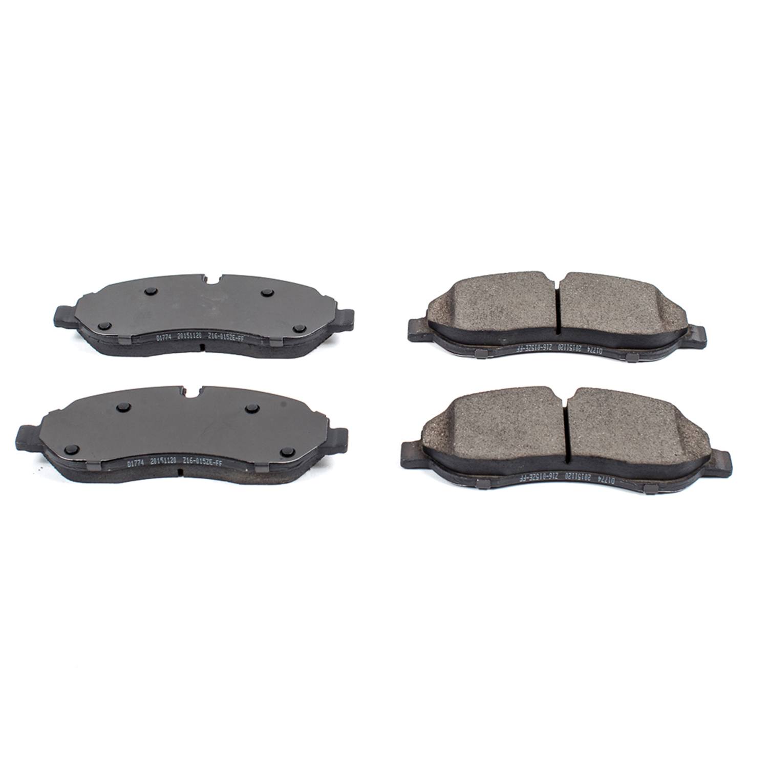 Power Stop 16-1774 Z16 Evolution Ceramic Clean Ride Scorched Brake Pads (Front) for 2015-2019 Ford TRANSIT-150 Base, XL, XLT product image
