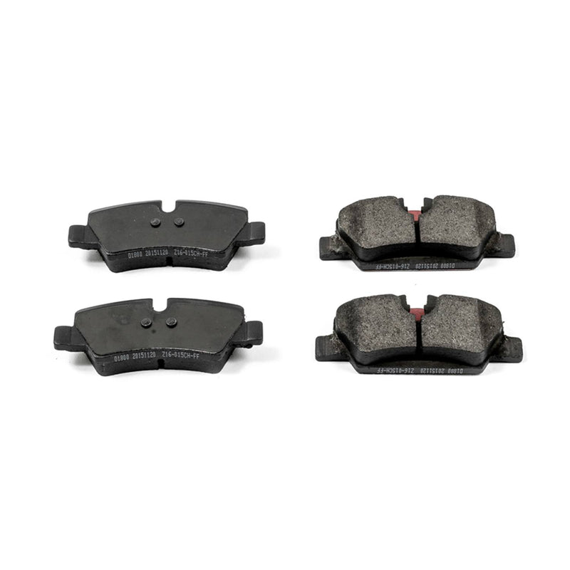 Power Stop 16-1800 Z16 Evolution Ceramic Clean Ride Scorched Brake Pads (Rear) for 2014 MINI Cooper Base product image