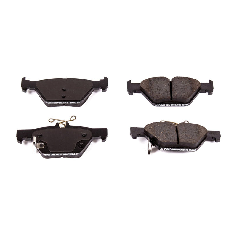 Power Stop 16-1808 Z16 Evolution Ceramic Clean Ride Scorched Rear Brake Pads for 2019-2021 Subaru Ascent Base, Limited, Premium, Touring product image
