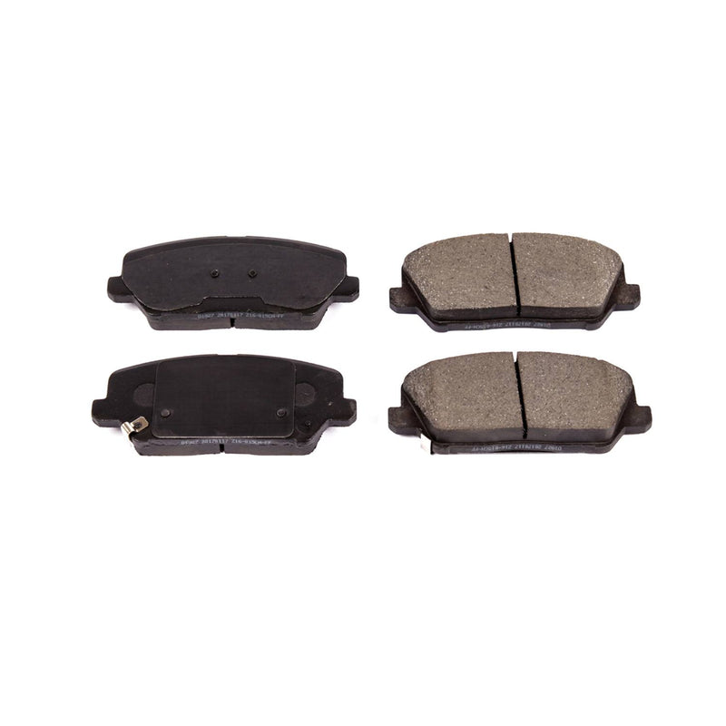 Power Stop 16-1827 Z16 Evolution Ceramic Clean Ride Scorched Front Brake Pads for 2016 Hyundai Veloster Rally Edition, Turbo R-Spec, Turbo product image