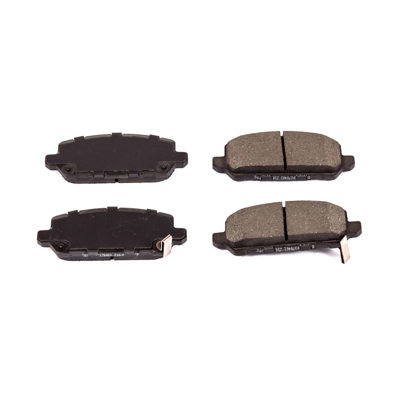 Power Stop 16-1841 Z16 Evolution Ceramic Clean Ride Scorched Rear Brake Pads for 2016 Honda Cr-Z EX, EX-L, LX product image
