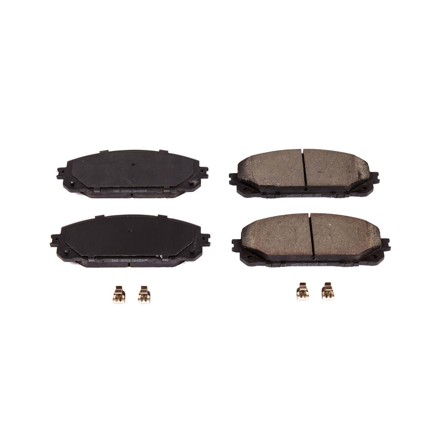 Power Stop 16-1843 Z16 Evolution Ceramic Clean Ride Scorched Brake Pads (Rear) for 2016 Jeep Cherokee 75Th Anniversary, Latitude, Limited, Overland, Sport, Trailhawk product image