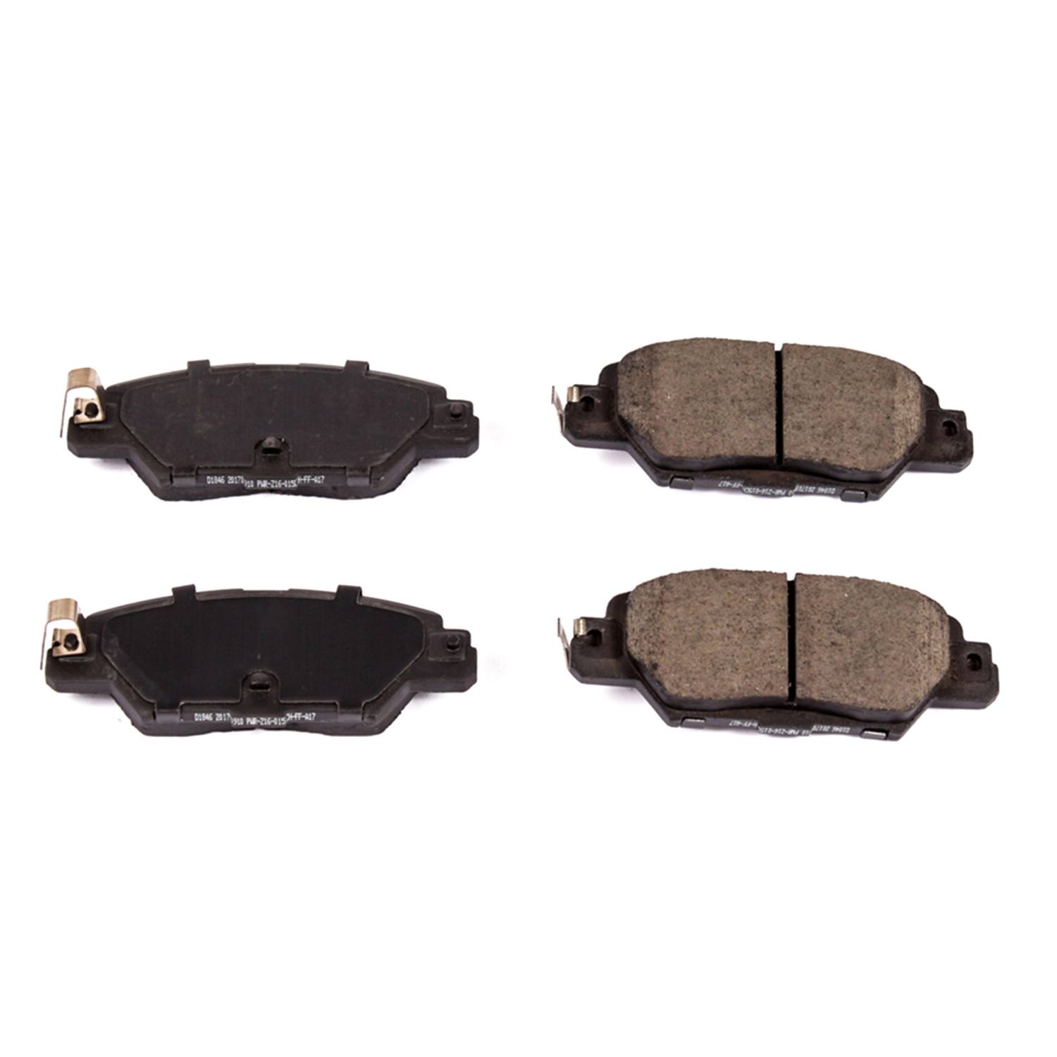 Power Stop 16-1846 Z16 Evolution Ceramic Clean Ride Scorched Rear Brake Pads for 2016 Mazda CX-5 Grand Touring, Sport, Touring product image