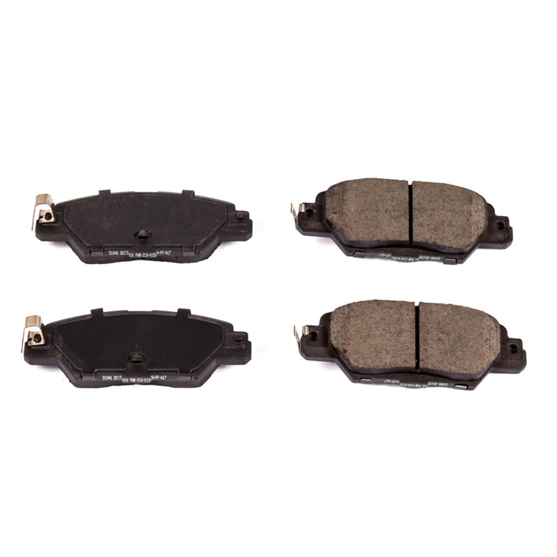 Power Stop 16-1846 Z16 Evolution Ceramic Clean Ride Scorched Rear Brake Pads for 2016 Mazda CX-5 Grand Touring, Sport, Touring product image