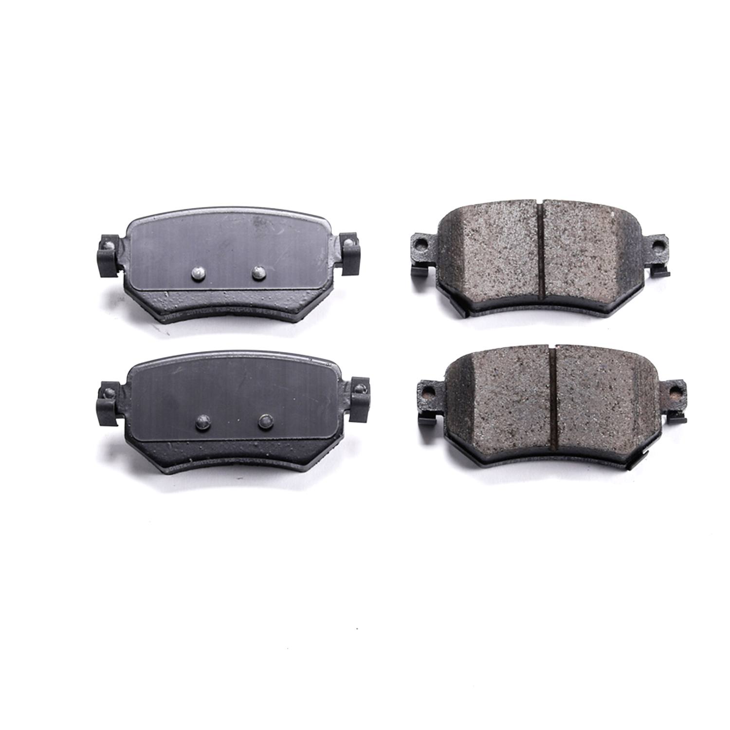 Power Stop 16-1874 Z16 Evolution Ceramic Clean Ride Scorched Rear Brake Pads for 2016-2017 Mazda 6 Grand Touring, Sport, Touring product image