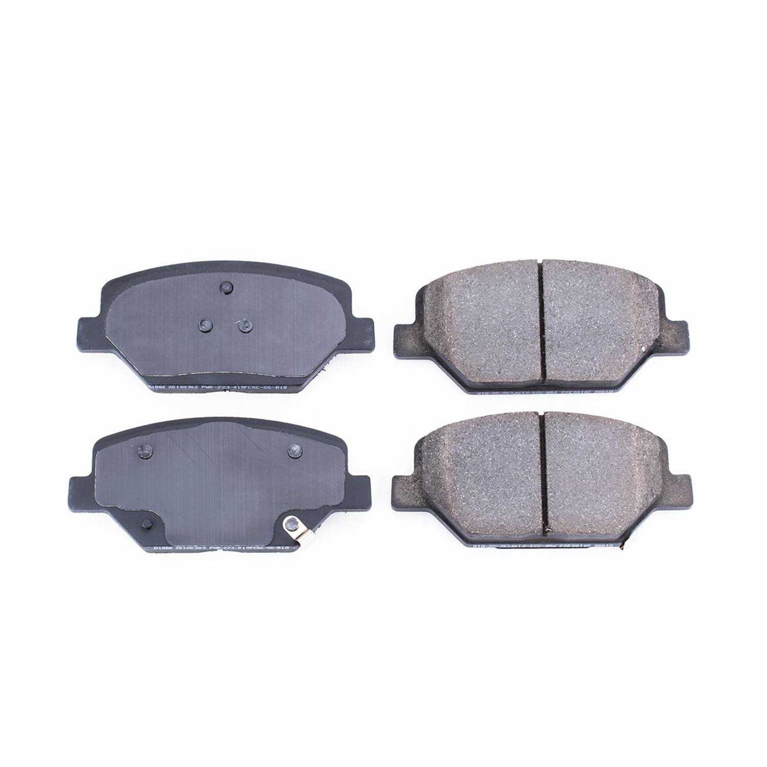 Power Stop 16-1886 Z16 Evolution Ceramic Clean Ride Scorched Front Brake Pads for 2016 Buick Envision Premium product image