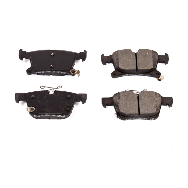Power Stop 16-1901 Z16 Evolution Ceramic Clean Ride Scorched Rear Brake Pads for 2017 Chrysler Pacifica Hybrid Platinum, Hybrid Premium, Limited, LX, Touring, Touring L, Touring L Plus product image