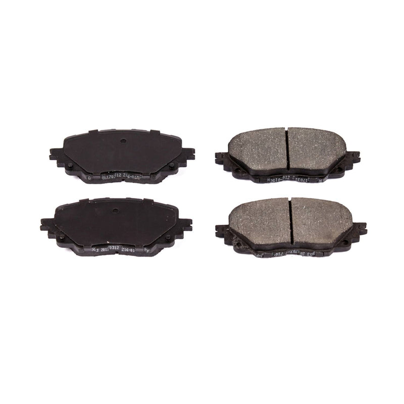 Power Stop 16-1903 Z16 Evolution Ceramic Clean Ride Scorched Front Brake Pads for 2017-2018 Fiat 124 Spider Abarth, Classica, Lusso product image