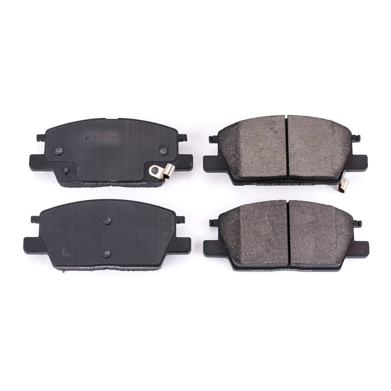 Power Stop 16-1913 Z16 Evolution Ceramic Clean Ride Scorched Front Brake Pads for 2021 Buick Envision Avenir, Essence, Preferred product image