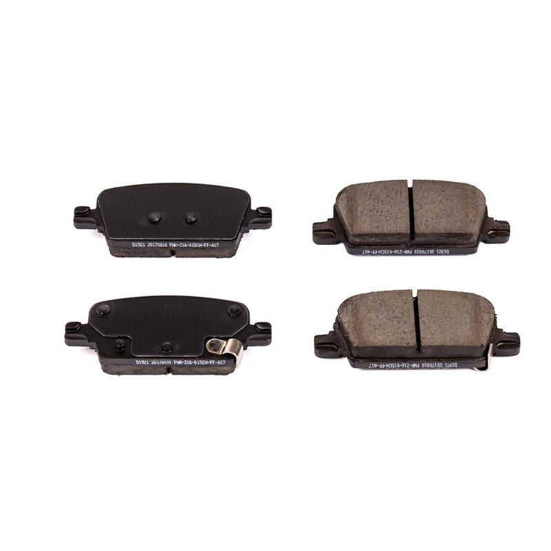 Power Stop 16-1921 Z16 Evolution Ceramic Clean Ride Scorched Rear Brake Pads for 2016-2018 Chevrolet Malibu Hybrid, L, LS, LT, Premier product image