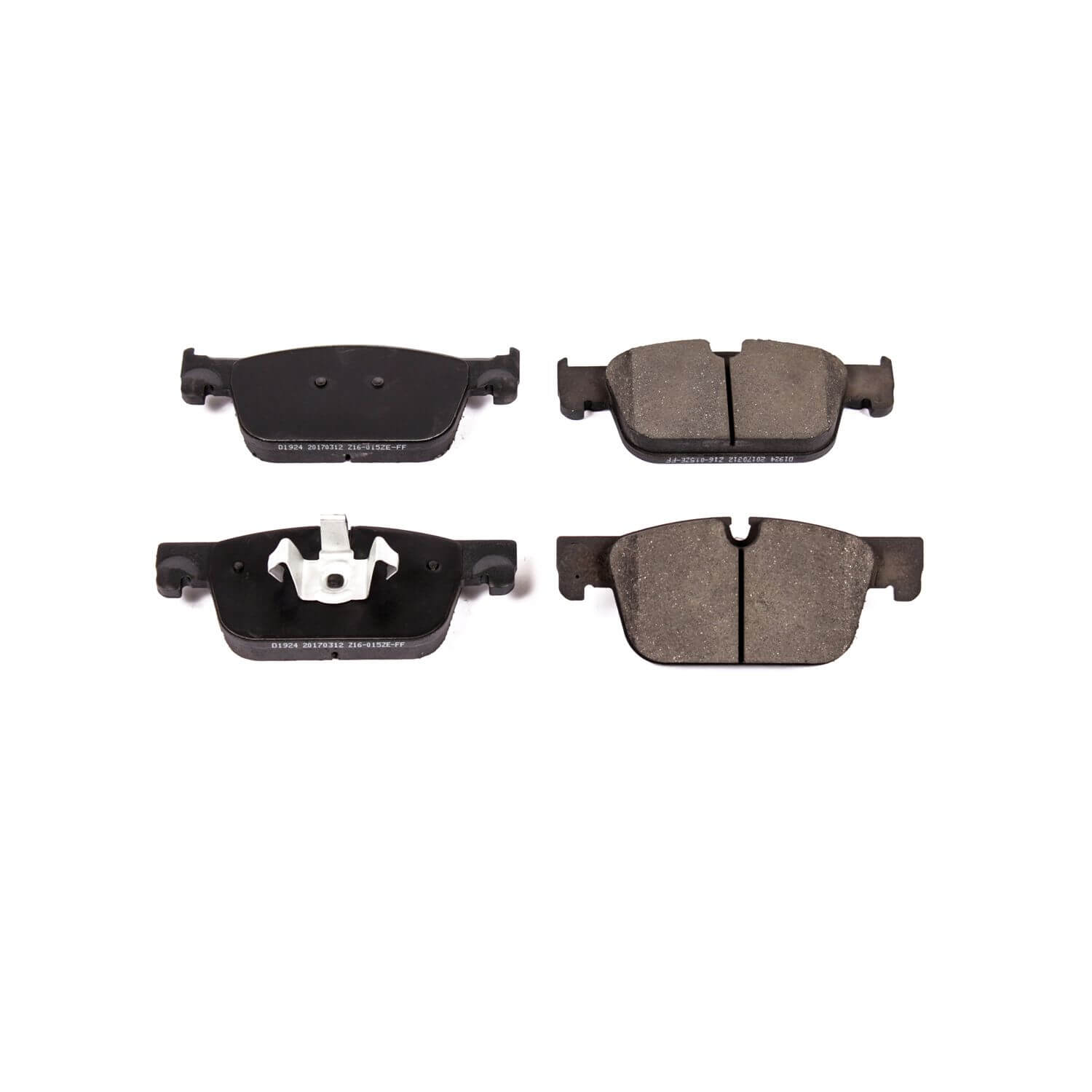 Power Stop 16-1924 Z16 Evolution Ceramic Clean Ride Scorched Front Brake Pads for 2019 Volvo S60 T5 Inscription, T5 Momentum, T5 R-Design, T6 Inscription, T6 Momentum, T6 R-Design, T8 product image