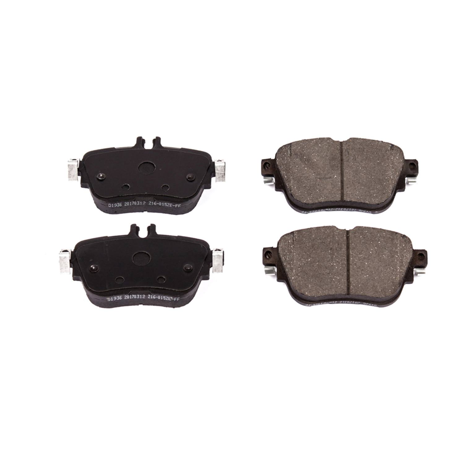 Power Stop 16-1936 Z16 Evolution Ceramic Clean Ride Scorched Rear Brake Pads for 2020-2022 Mercedes-Benz E-350 4Matic, Base product image