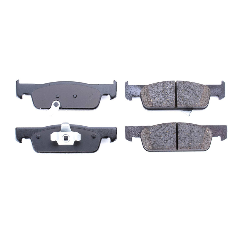 Power Stop 16-1955 Z16 Evolution Ceramic Front Brake Pads for 2019 Smart Eq Fortwo Passion, Pure product image