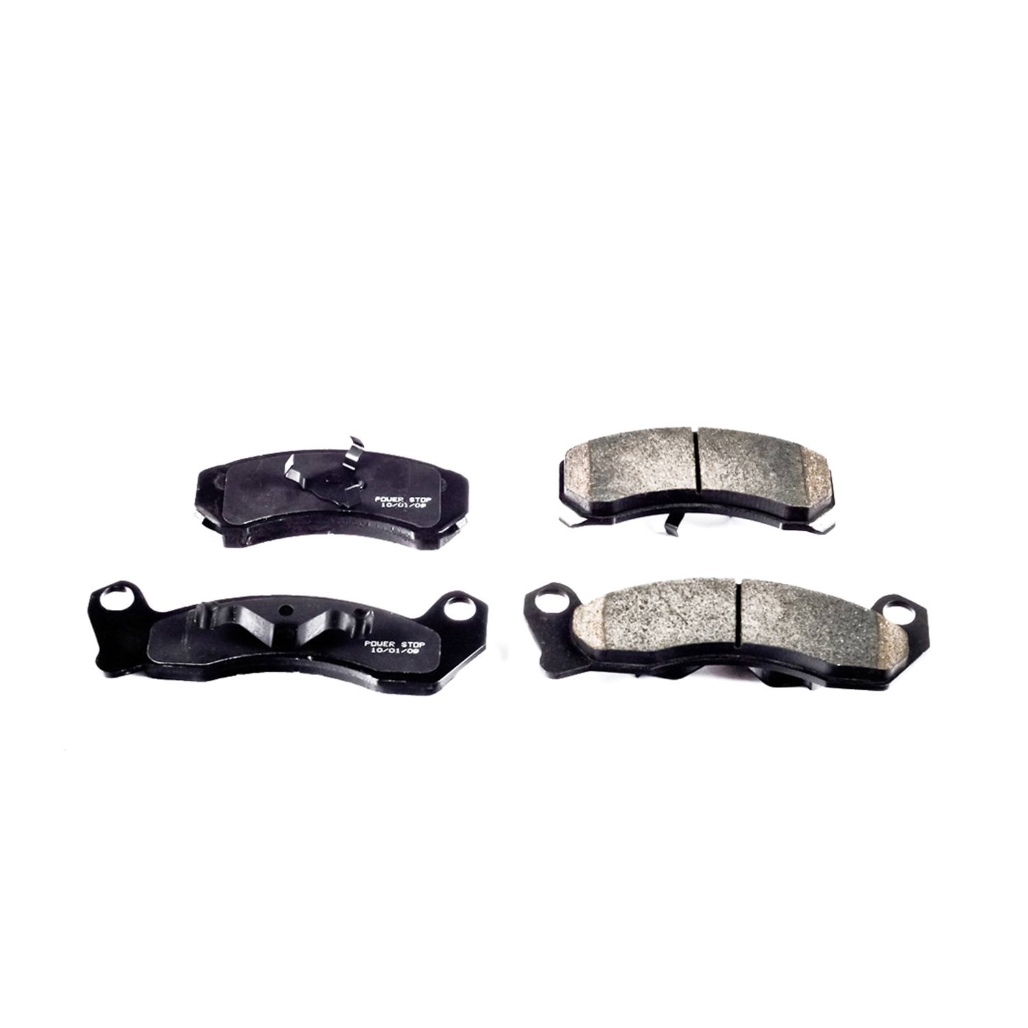 Power Stop 16-199 Z16 Evolution Ceramic Clean Ride Scorched Brake Pads (Front) for 1987-1989 Ford Country Squire Base, LX product image