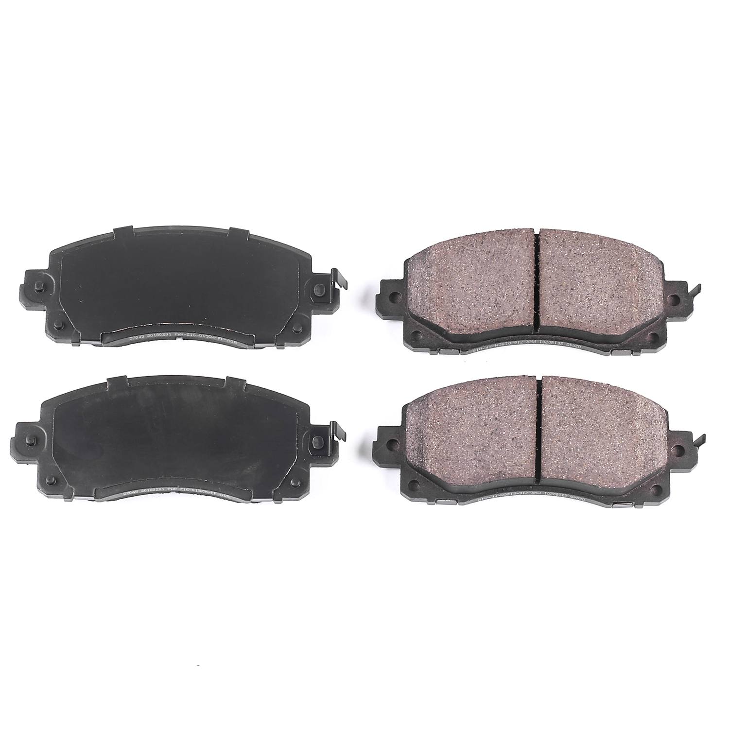 Power Stop 16-2045 Z16 Evolution Ceramic Clean Ride Scorched Front Brake Pads for 2018 Subaru Crosstrek Base, Limited, Premium product image