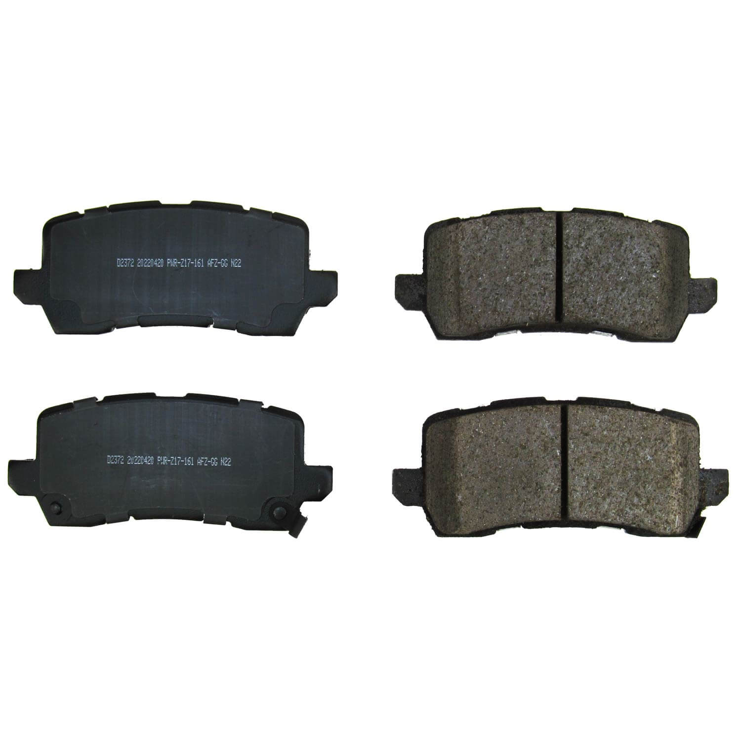 Power Stop 16-2372 Z16 Evolution Clean Ride Premium Ceramic Rear Brake Pads for 2021-2022 Honda Odyssey Elite, EX, EX-L, LX, Touring product image