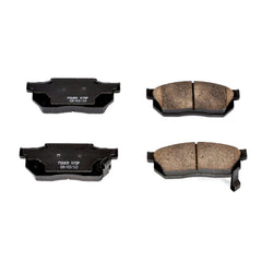 Power Stop 16-256 Z16 Evolution Ceramic Clean Ride Scorched Brake Pads (Front) for 1984 Honda Civic Base, Crx, Crx 1.5 Coupe (2 Door), Station Wagon product image