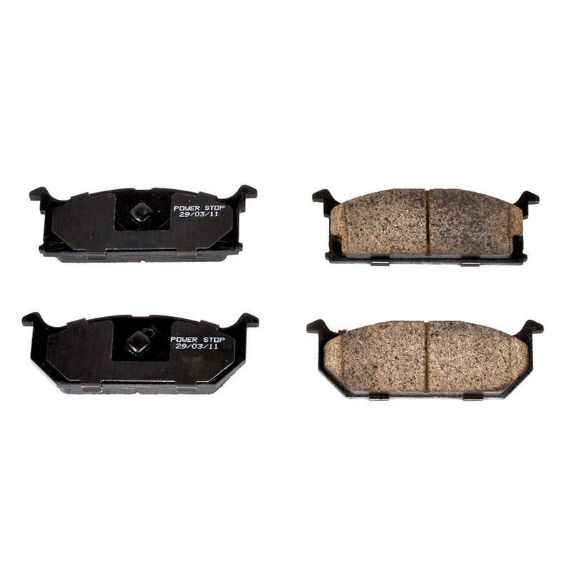 Power Stop 16-296 Z16 Evolution Ceramic Clean Ride Scorched Brake Pads (Front) for 1985 Chevrolet Sprint Base product image