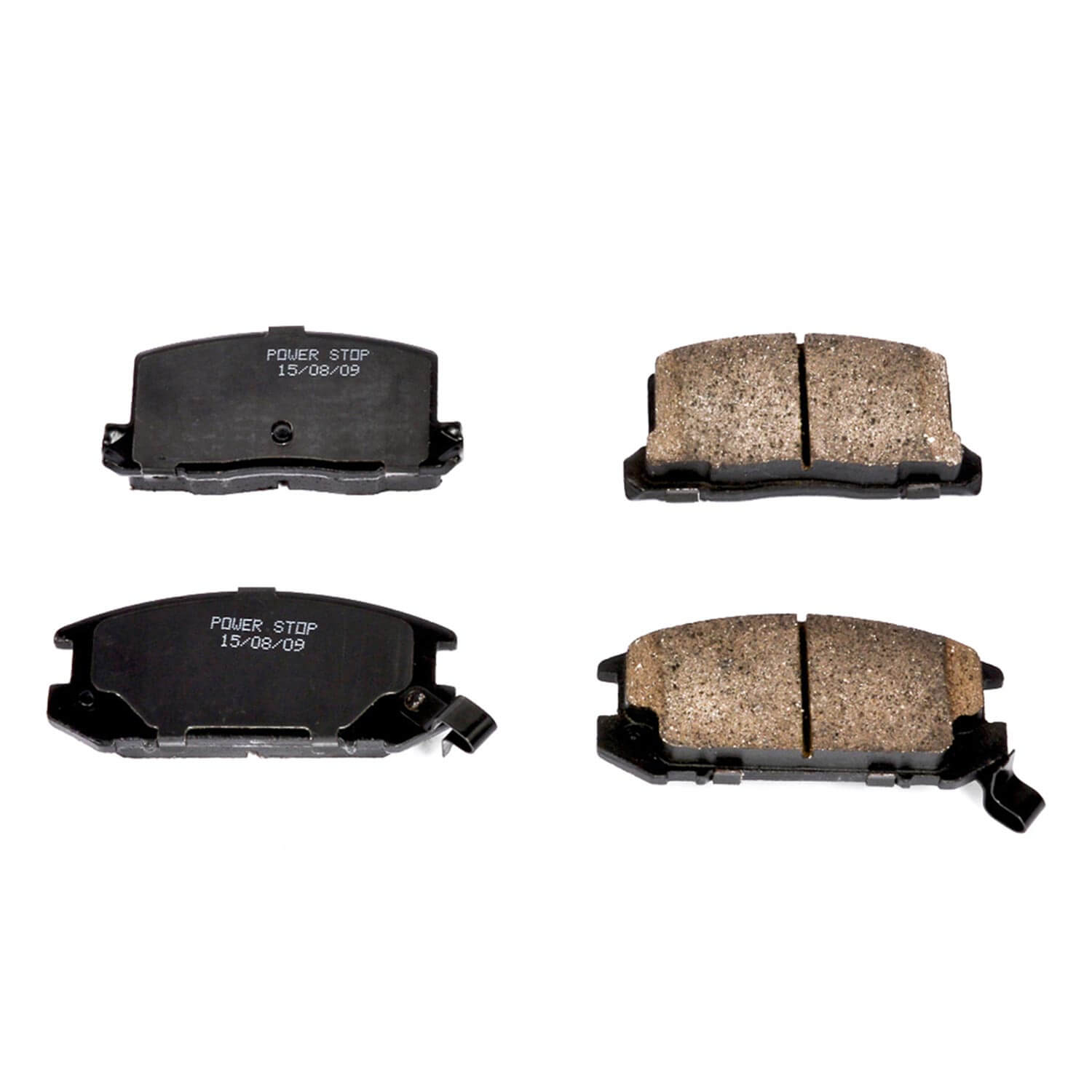 Power Stop 16-309 Z16 Evolution Ceramic Clean Ride Scorched Brake Pads (Rear) for 1985-1987 Toyota MR2 GT product image