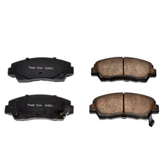 Power Stop 16-320 Z16 Evolution Ceramic Clean Ride Scorched Brake Pads (Front) for 1987-1989 Mazda B2200 Base, LX, SE-5 product image