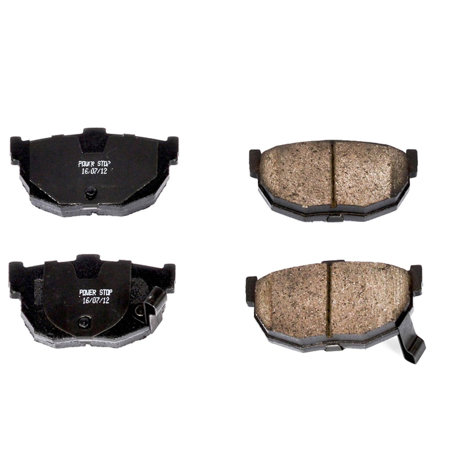Power Stop 16-323 Z16 Evolution Ceramic Clean Ride Scorched Brake Pads (Rear) for 1994-1997 Hyundai Elantra GLS Rear Disc product image