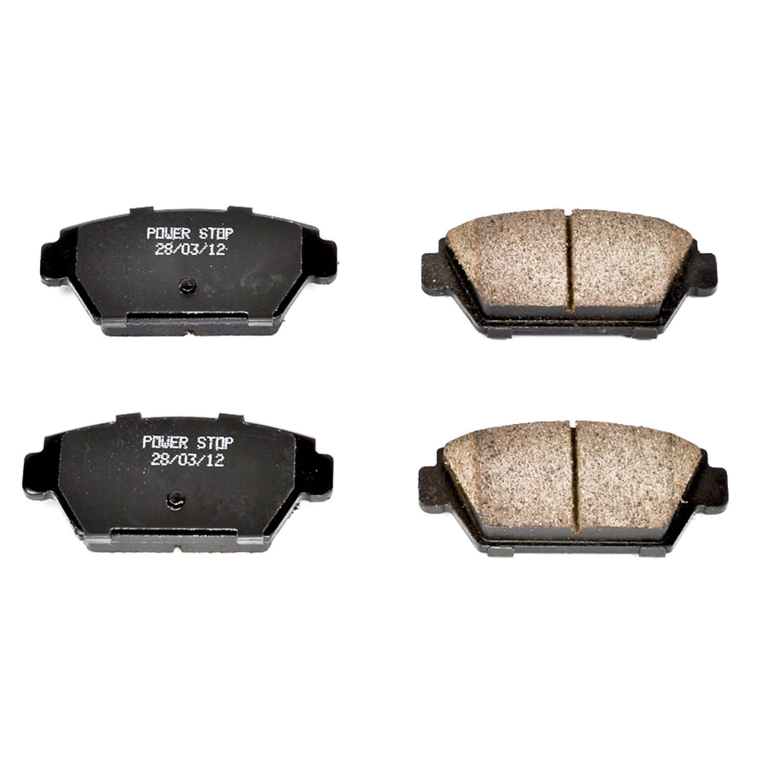Power Stop 16-329 Z16 Evolution Ceramic Clean Ride Scorched Brake Pads (Rear) for 1990-1992 Eagle Talon Base, Tsi product image