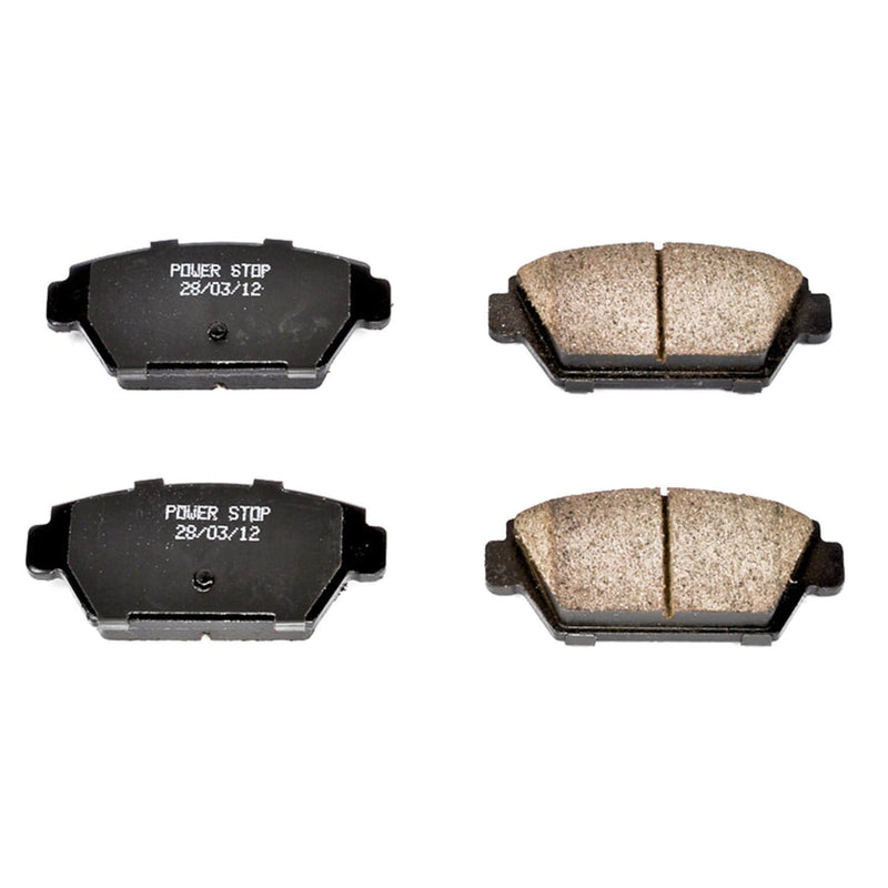 Power Stop 16-329 Z16 Evolution Ceramic Clean Ride Scorched Brake Pads (Rear) for 1990-1992 Eagle Talon Base, Tsi product image