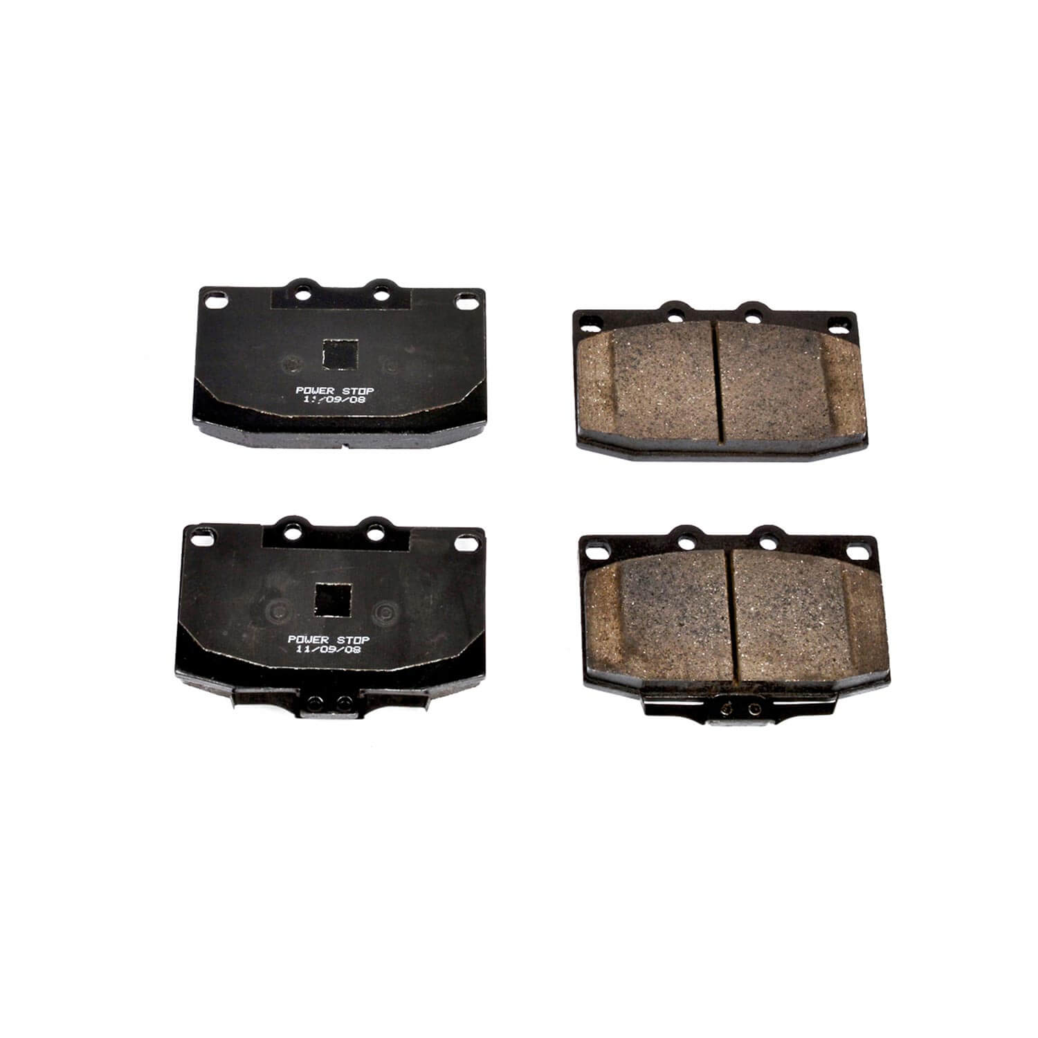 Power Stop 16-331 Z16 Evolution Ceramic Clean Ride Scorched Brake Pads (Front) for 1986 Mazda RX-7 Base, Gxl, Turbo product image
