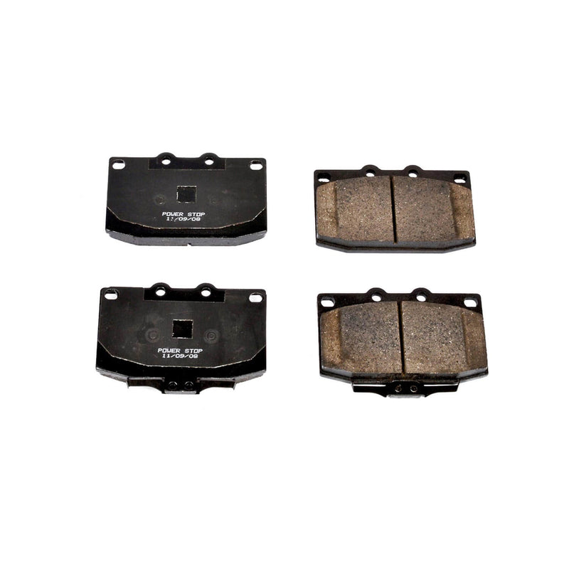 Power Stop 16-331 Z16 Evolution Ceramic Clean Ride Scorched Brake Pads (Front) for 1986 Mazda RX-7 Base, Gxl, Turbo product image