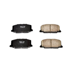 Power Stop 16-356 Z16 Evolution Ceramic Clean Ride Scorched Brake Pads (Front) for 1990-1991 Lexus ES250 Base product image