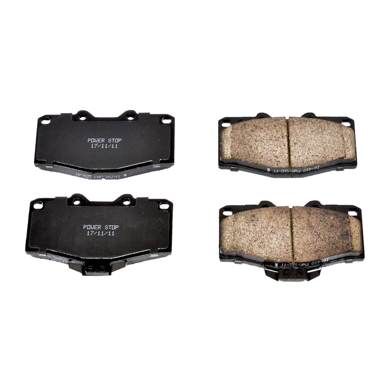 Power Stop 16-410 Z16 Evolution Ceramic Clean Ride Scorched Brake Pads (Front) for 1988 Toyota 4Runner SR5 product image