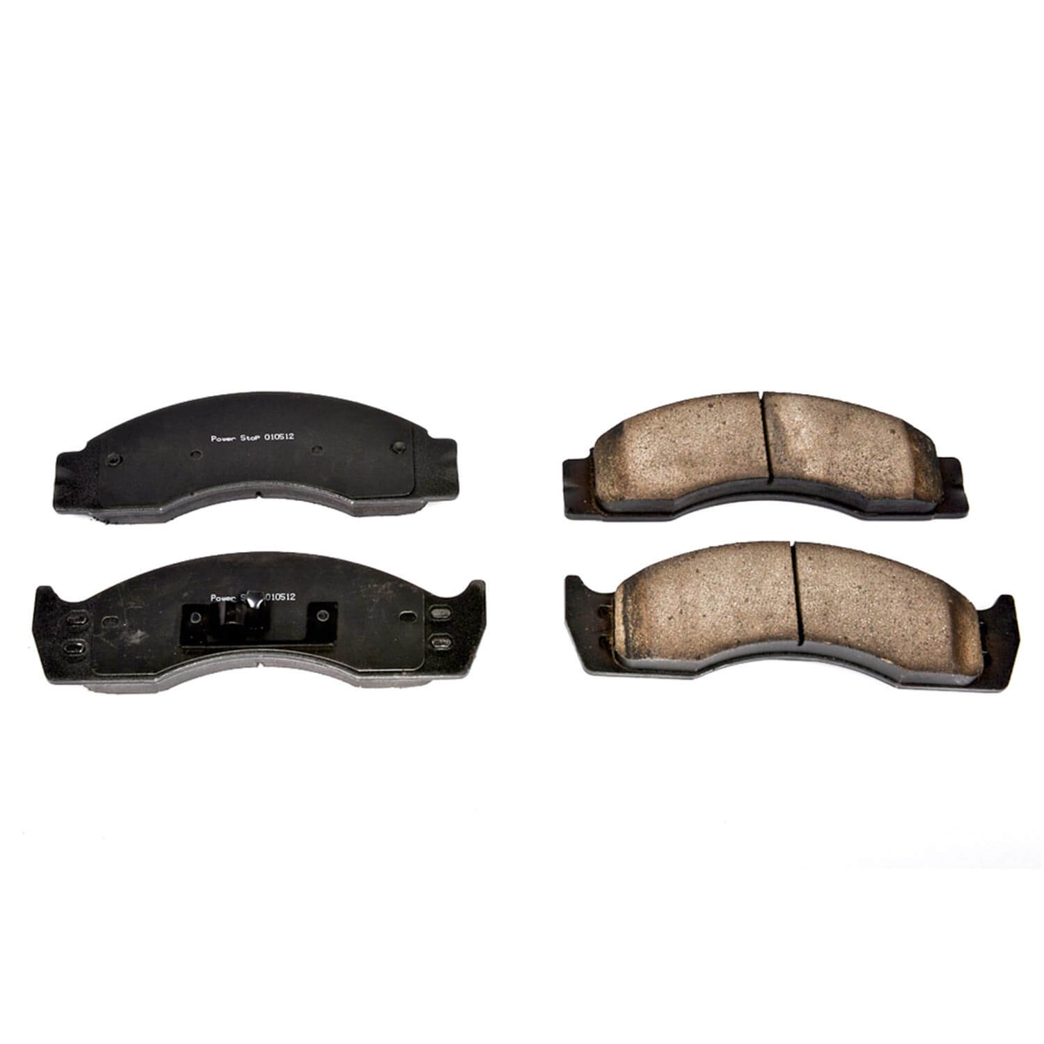 Power Stop 16-411 Z16 Evolution Ceramic Clean Ride Scorched Brake Pads (Front) for 2001-2002 Ford E-450 Econoline Super Duty Custom product image