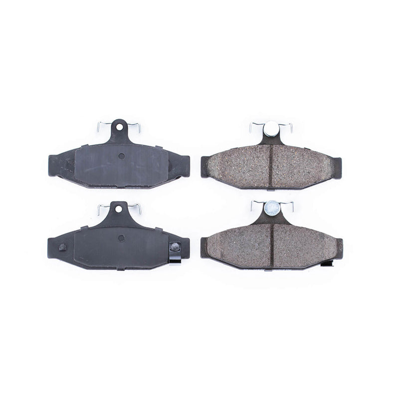 Power Stop 16-413 Z16 Evolution Ceramic Clean Ride Scorched Brake Pads (Rear) for 1987 Chevrolet Camaro Iroc-Z, LT, Sport, Z28 Rear Disc product image