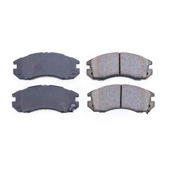 Power Stop 16-470 Z16 Evolution Ceramic Clean Ride Scorched Brake Pads (Front) for 1993-1994 Subaru Impreza Base, L, LS product image