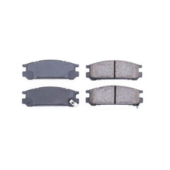 Power Stop 16-471 Z16 Evolution Ceramic Clean Ride Scorched Brake Pads (Rear) for 1993-1994 Subaru Impreza LS product image