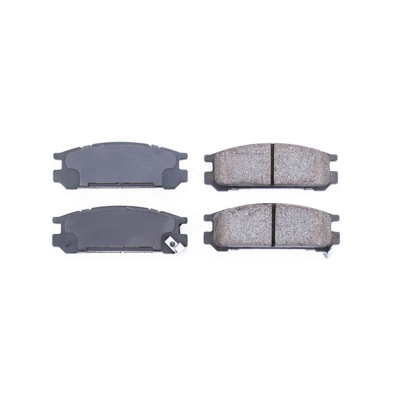 Power Stop 16-471 Z16 Evolution Ceramic Clean Ride Scorched Brake Pads (Rear) for 1993-1994 Subaru Impreza LS product image