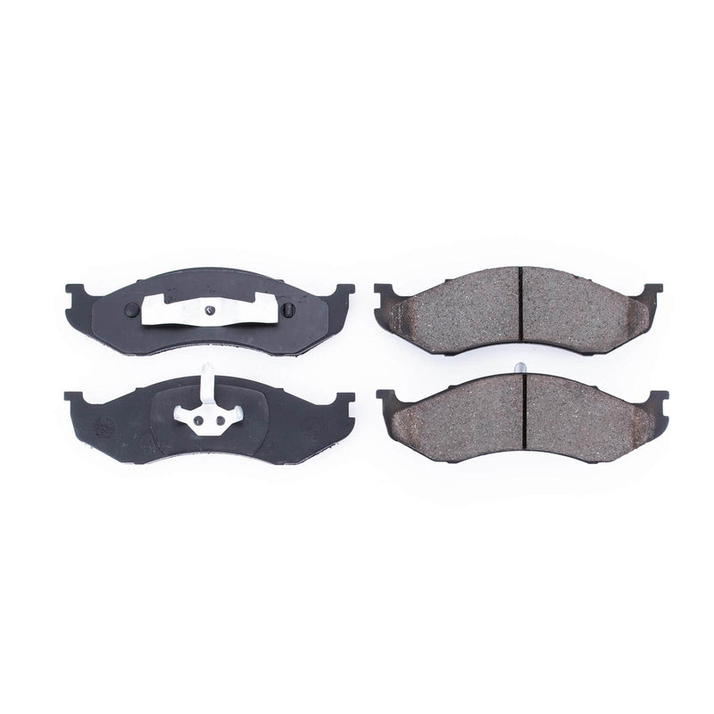 Power Stop 16-477 Z16 Evolution Ceramic Clean Ride Scorched Brake Pads (Front) for 1990 Jeep Cherokee Base, Laredo, Limited, Pioneer, Sport 4 Wheel Drive product image