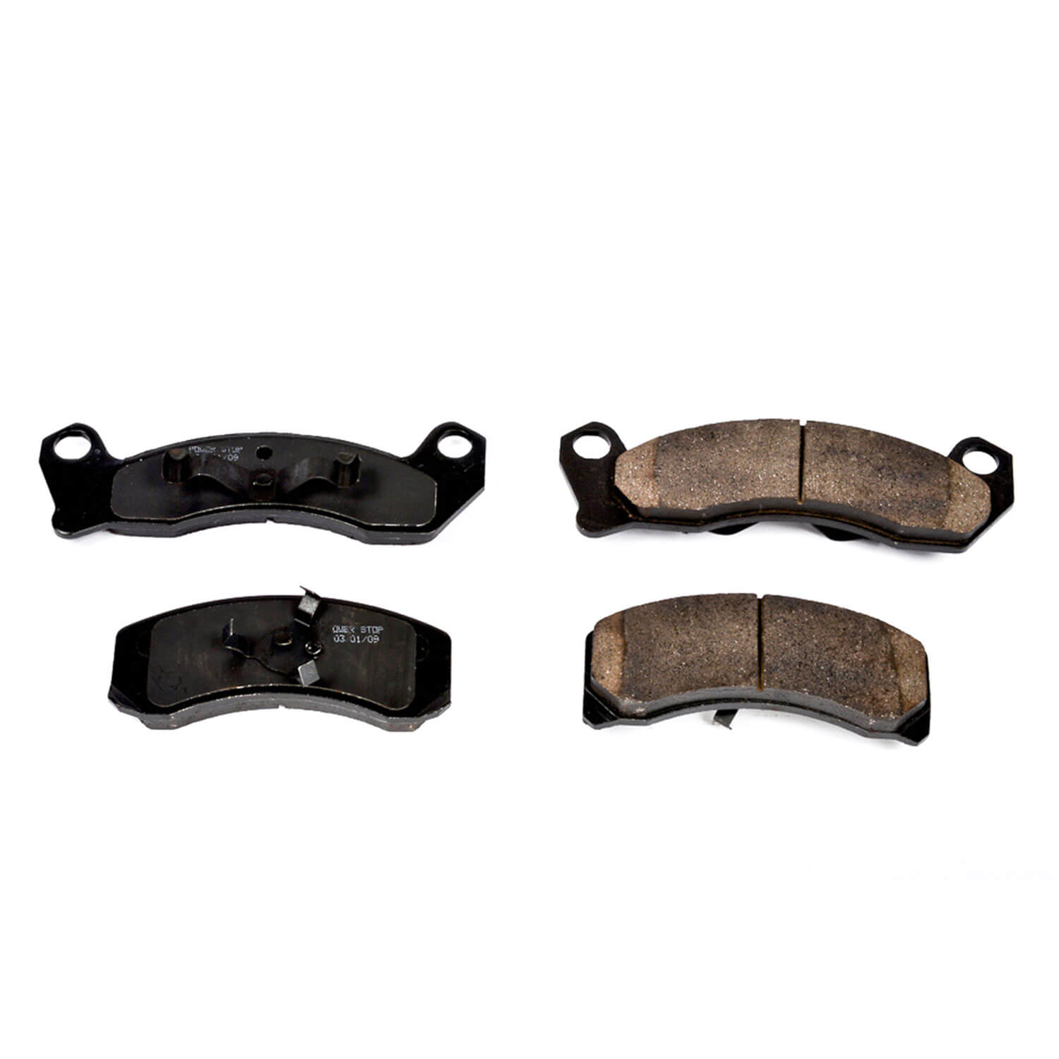 Power Stop 16-499 Z16 Evolution Ceramic Clean Ride Scorched Brake Pads (Front) for 1990-1991 Ford Country Squire Base, LX product image