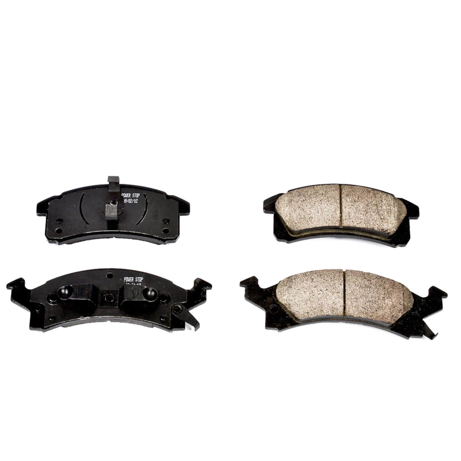 Power Stop 16-506 Z16 Evolution Ceramic Clean Ride Scorched Brake Pads (Front) for 1990-1991 Buick Skylark Base, Custom, Gran Sport, Luxury Edition product image