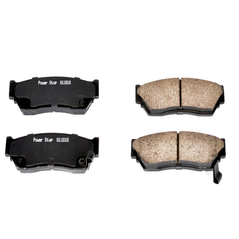 Power Stop 16-510 Z16 Evolution Ceramic Clean Ride Scorched Brake Pads (Front) for 1991-1993 Nissan NX SE, Xe product image