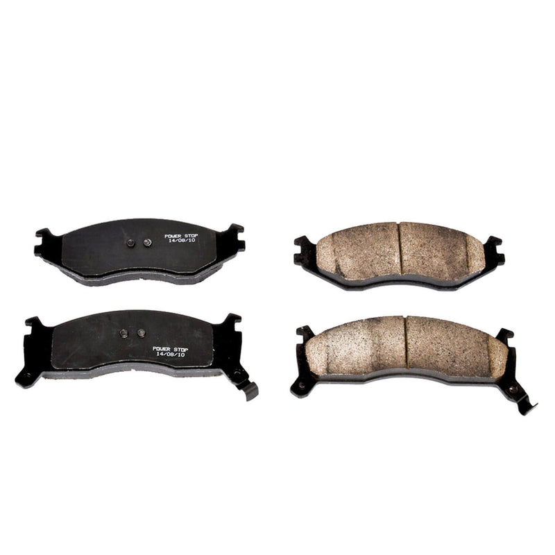Power Stop 16-521 Z16 Evolution Ceramic Clean Ride Scorched Brake Pads (Front) for 1991 Chrysler Lebaron Base, Gtc, LX product image