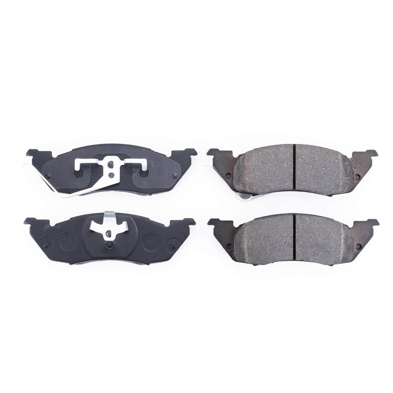 Power Stop 16-529 Z16 Evolution Ceramic Clean Ride Scorched Brake Pads (Front) for 1991 Dodge Dakota Base, LE, S, SE, Sport product image
