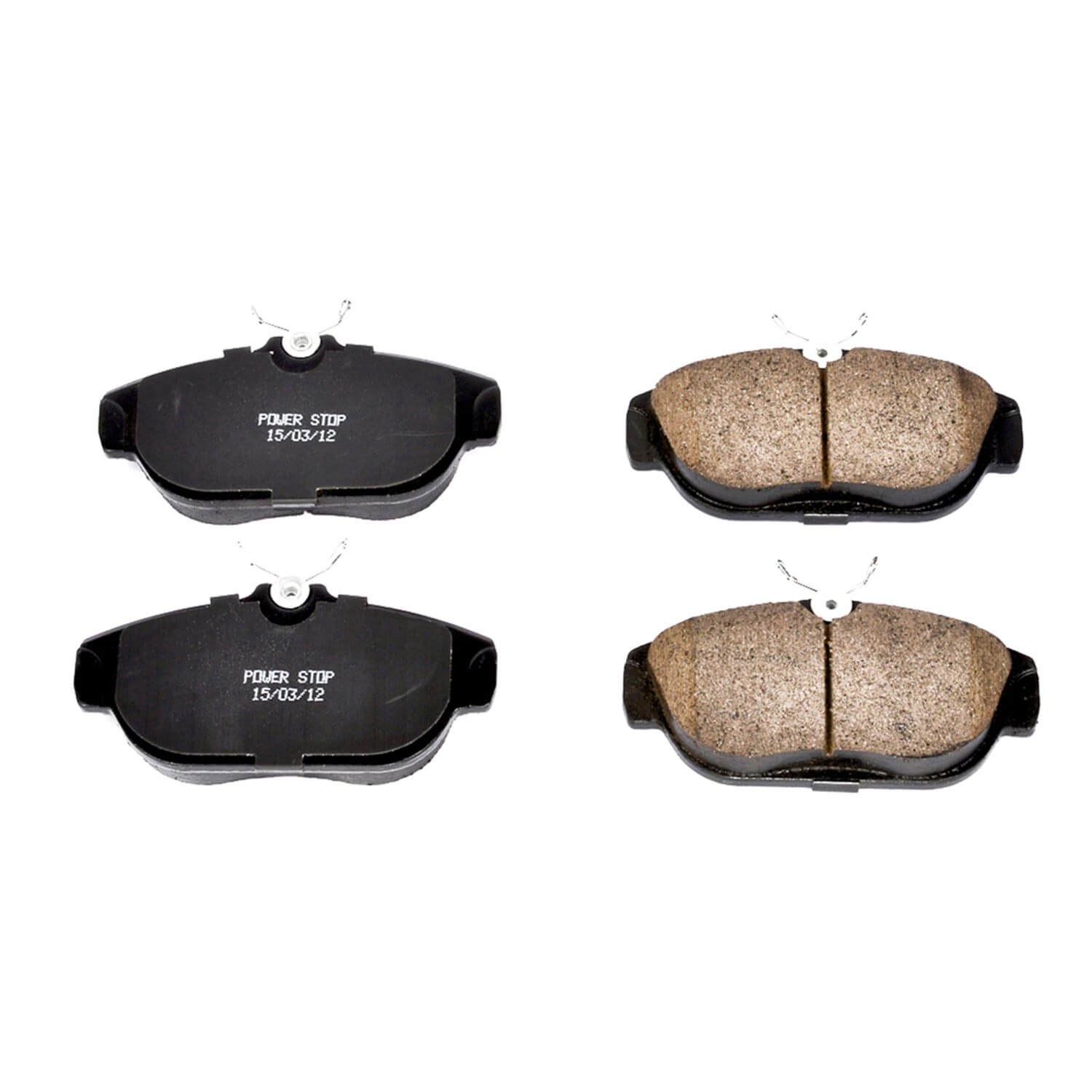 Power Stop 16-542 Z16 Evolution Ceramic Clean Ride Scorched Brake Pads (Front) for 1991-1992 Volvo 740 Base, T 4-WHEEL ABS product image